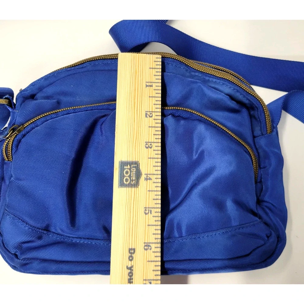 Travelon‎ Crossbody Bag Blue Small Adjustable Strap Multi Pocket Travel Purse